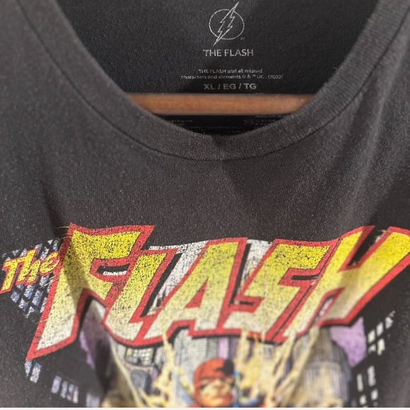VTG Design The Flash Graphic T-Shirt Size XL - Picture 2 of 3
